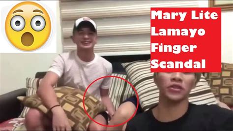 finger scandal|MARY LITE LAMAYO AND ROI ORIONDO FINGER .